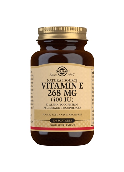 Solgar - Vitamin E 268mg (400iu) (100 Mixed Softgels)